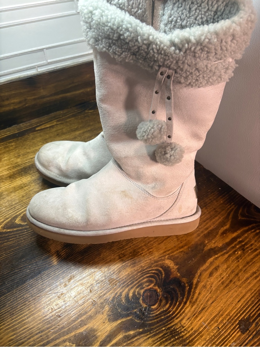 Gray Ugg boots size 8